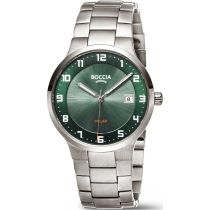 Boccia 3652-04 Mens Watch Titanium Solar Sapphire crystal 39mm 5ATM