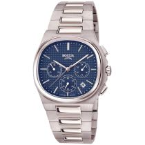 Boccia 3740-01 Mens Watch Titanium Sapphire crystal Chronograph 39mm 5ATM