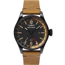 Iron Annie 5148-2 Flight Controll GMT Quartz Mens Watch 42 mm
