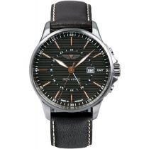 Iron Annie 5842-5 Wellblech Dual-Time Quartz Mens Watch 42 mm