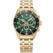 Swiss Alpine Military 7034.9118 Mens Watch Sierra Chronograph 43mm 10ATM