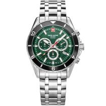 Swiss Alpine Military 7034.9138 Mens Watch Sierra Chronograph 43mm 10ATM