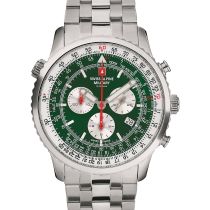 Swiss Alpine Military 7078.9134 Chronograph Mens Watch 45mm 10ATM