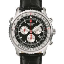 Swiss Alpine Military 7078.9537 Chronograph Mens Watch 45mm 10ATM
