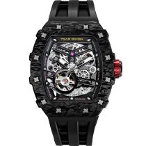 Tsar Bomba TB8208CF-08 Mens Watch Elementar Carbon Fiber Automatic 44mm 5ATM