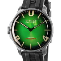 U-Boat 8702/E Darkmoon Green SS Soleil Mens Watch 44mm 5ATM