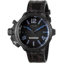 U-Boat 8808 Mens Watch Capsule PVD BK BL 45mm
