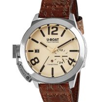 U-Boat 8892 Classico Tungsteno Beige Automatic Mens Watch 42mm 