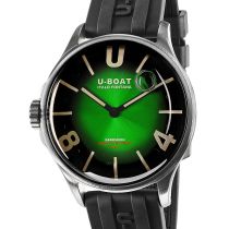 U-Boat 9502/A Darkmoon Green SS Soleil Mens Watch 40mm 5ATM