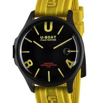 U-Boat 9522 Darkmoon Yellow IPB Mens Watch 44mm 5ATM