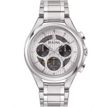 Bulova 96A301 Mens Watch Chronograph 45mm 3ATM