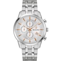 Bulova 96B411 Sutton Chronograph Mens Watch 41mm 3ATM