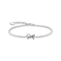 Thomas Sabo A2172-643-14-L19V Silver Bow-Bracelet With White stones