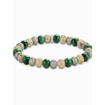 Thomas Sabo A2196-503-6-L19 Unisex Bracelet Jasper, Jade and Labradorit
