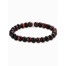 Thomas Sabo A2196-806-7-L19 Unisex Bracelet Obsidian and red tigers eye