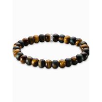 Thomas Sabo A2196-826-2-L19 Unisex Bracelet Tigers Eye Gold Brown