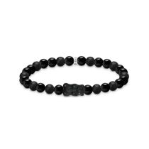 Thomas Sabo A2204-017-11-L17 Bead bracelet with black goldbears silver