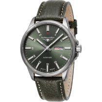 Bauhaus 2866-4 Mens Watch Aviation Automatic Titanium 42mm 10ATM