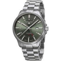 Bauhaus 2868M-4 Mens Watch Aviation Automatic Titanium GMT 42mm 10ATM