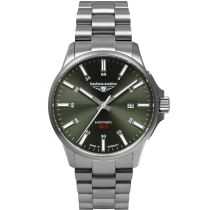 Bauhaus 2864M-4 Mens Watch Aviation Automatic Titanium 42mm 10ATM
