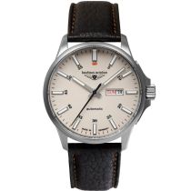 Bauhaus 2866-5 Mens Watch Aviation Automatic Titanium 42mm 10ATM