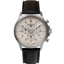 Bauhaus 2880-5 Mens Watch Aviation Chrono Titanium 42mm 10ATM