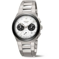 Boccia 3736-01 Mens Watch Titanium Chronograph 39mm 5ATM 