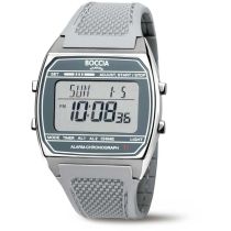 Boccia 3738-01 Mens Watch Titanium Digital Chronograph 37mm 5ATM
