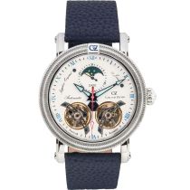 Carl von Zeyten CVZ0085WHS Mens Watch Schauinsland Automatic Limited 46mm 5ATM