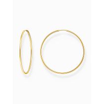 Thomas Sabo CR729-413-39 Gold-plated hoop earrings 60 mm 
