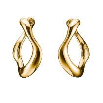 Thomas Sabo CR754-413-39 Hoop Earrings small Natural Beauty Gold-Plated Ladies