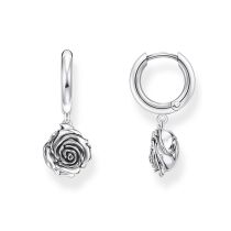 Thomas Sabo CR757-637-21 hoops midnight rose silver Ladies