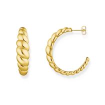 Thomas Sabo CR758-413-39 hoops organic forms gold plated Ladies