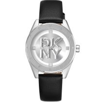 DKNY DK1L016L0015 Ladies Watch Chambers Midi Black 34mm 5ATM