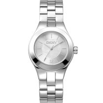 DKNY DK1L026M0015 Ladies Watch Parsons Midi Silver 30mm 5ATM