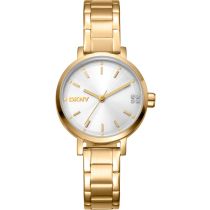 DKNY DK1L038M0055 Ladies Watch Soho Glitz Gold 30mm 5ATM