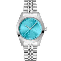 DKNY DK1L060M0035 Ladies Watch Parsons Logo Silver 32mm 5ATM