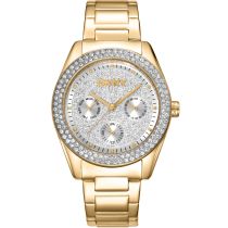 DKNY DK1L078M0025 Ladies Watch Chambers Multi Glitz Gold 36mm 5ATM