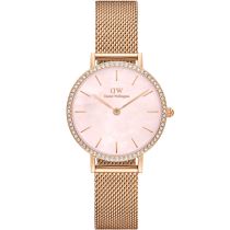 Daniel Wellington DW00100663 Ladies Watch Petite Lumine Bezel Melrose Pink 28mm 3ATM 