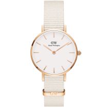 Daniel Wellington DW00100675 Ladies Watch Federica Scagnetti x DW Petite Chalk Nato 28mm 3ATM 