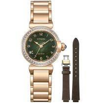 Citizen EM1123-62X Ladies Watch Citizen L Eco-Drive May Bells Mini 39 Diamonds 26mm 5ATM 