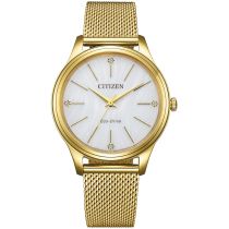 Citizen EM1222-87A Ladies Watch Eco-Drive Elegance 34mm 5ATM 