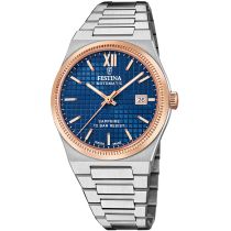 Festina F20030/2 Mens Watch Swiss Made Rivé Automatic 40mm 10ATM