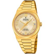 Festina F20033/2 Ladies Watch Swiss Made Rivé Automatic 35mm 10ATM 