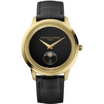 Frederique Constant FC-206B3S5 Mens Watch Classics Quartz Moon Phase 37mm 5ATM