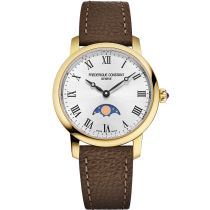 Frederique Constant FC-206RS1S5 Mens Watch Classic Slimline Ladies Moon 30mm 3ATM