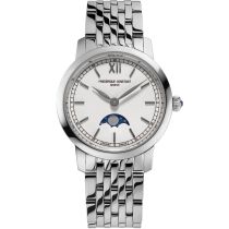 Frederique Constant FC-206SW1S6B Ladies Watch Classic Slimline Moon Phase 30mm 3ATM 