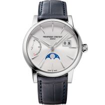 Frederique Constant FC-735N3H6 Mens Watch Classic Power Reserve Big Date Auto Moon Phase 40mm 5ATM 
