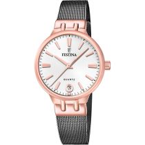 Festina F20717/1 Ladies Watch Quartz Mademoiselle Saphire 33mm 5ATM 