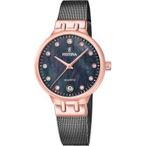 Festina F20717/2 Ladies Watch Quartz Mademoiselle Saphire 33mm 5ATM 